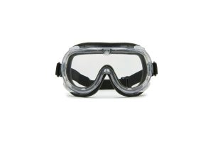 Sealed chemical splash safety goggle with foam gasket seal