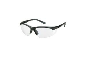 Over-the-glasses OTG safety spectacles with clear polycarbonate lens