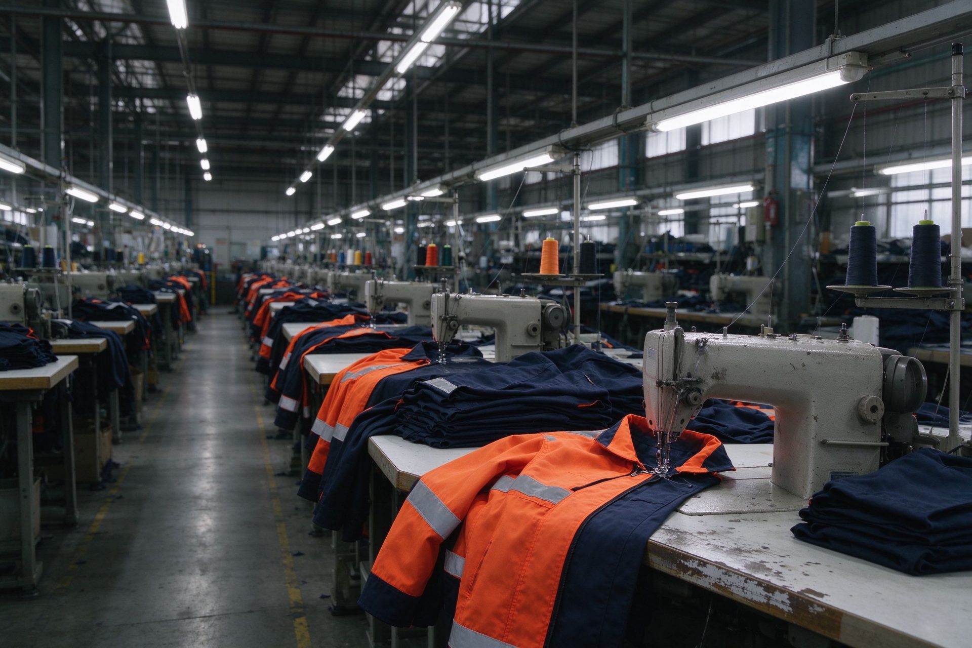 Protective clothing production line in Handan