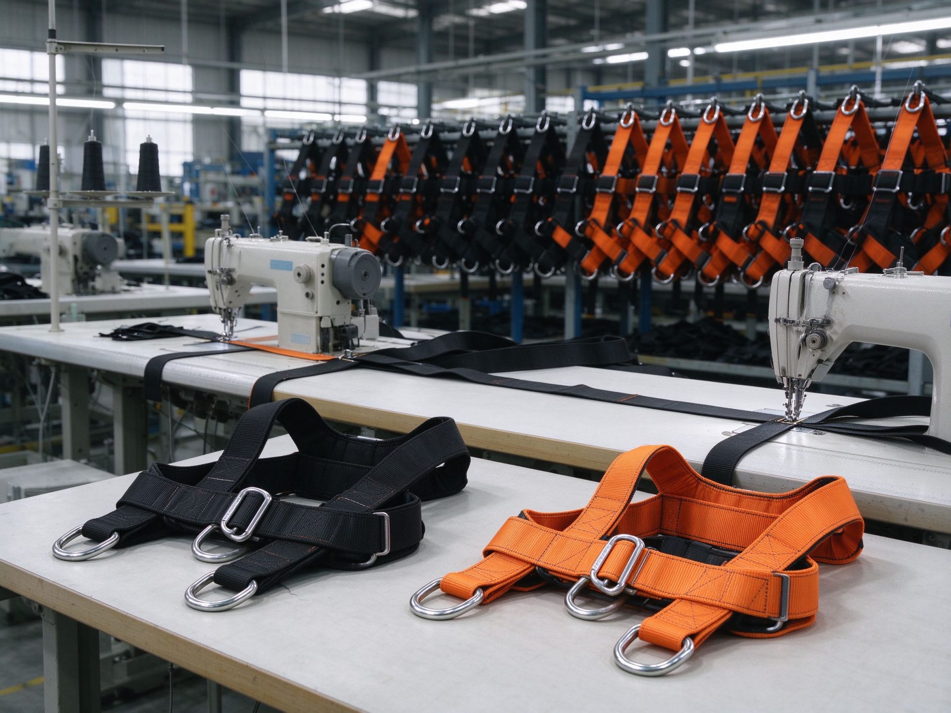 Safety harness production line in Renqiu