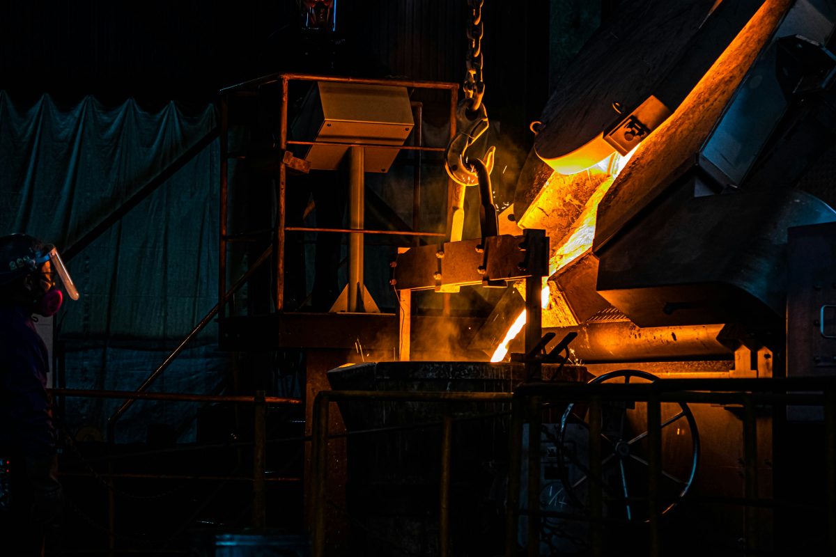 Industry scene: factory floor industrial plant