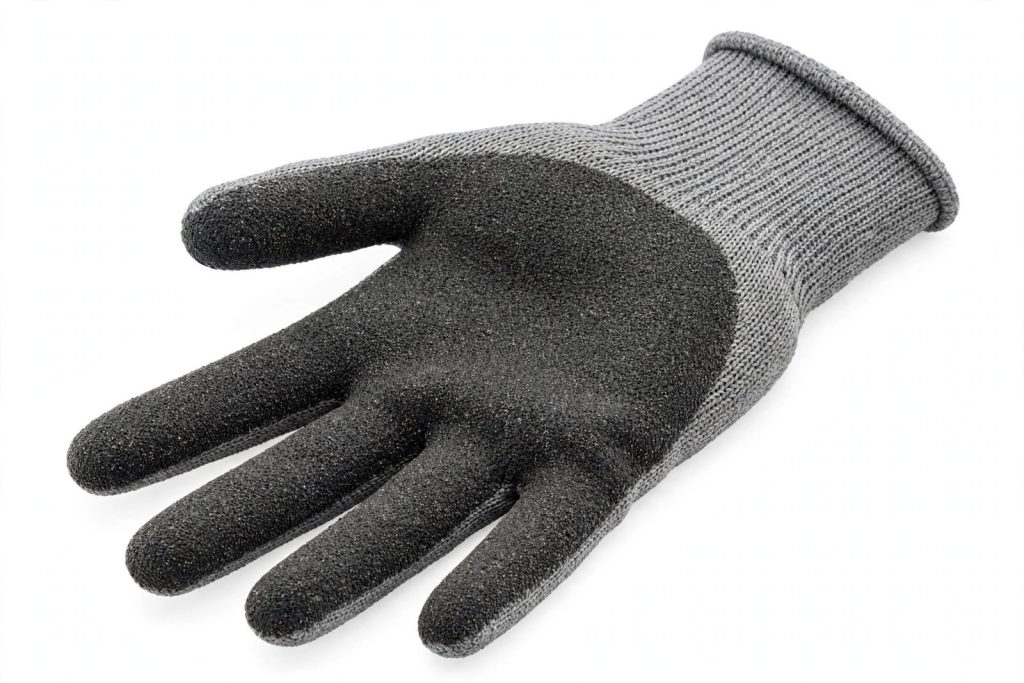 Product illustration of Nitrile Coated Cut Resistant Gloves — Level A6 — 13-gauge · Grey