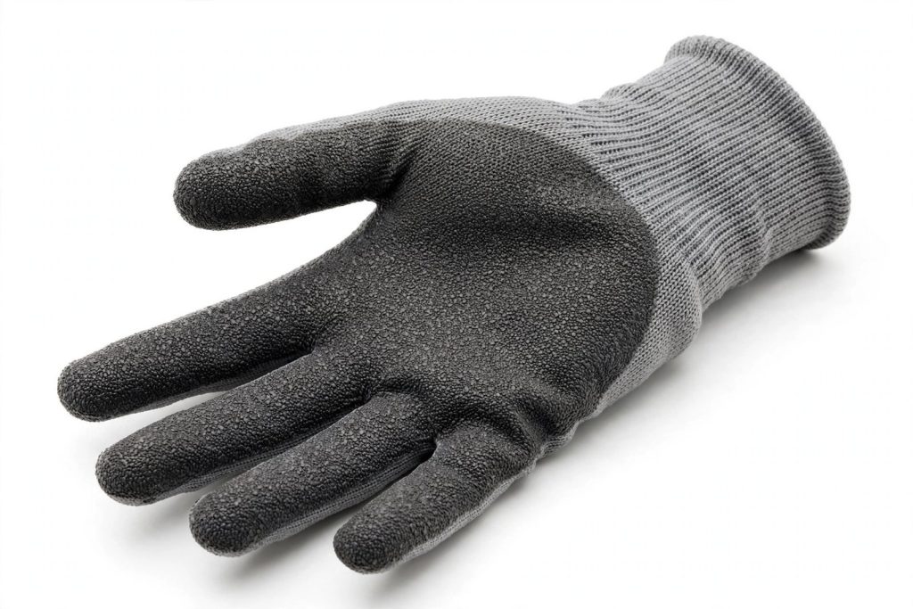 Product illustration of Nitrile Coated Cut Resistant Gloves — Level A6 — 15-gauge · Grey