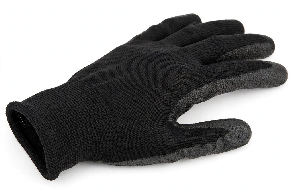 Product illustration of Nitrile Coated Cut Resistant Gloves — Level A6 — 18-gauge · Black