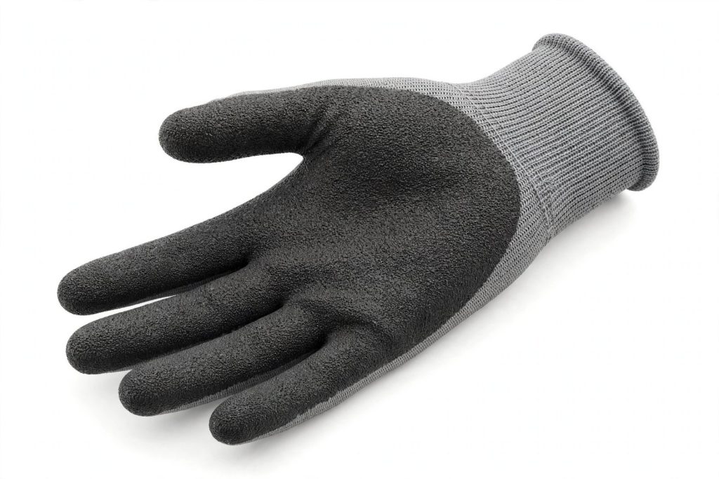 Product illustration of Nitrile Coated Cut Resistant Gloves — Level A6 — 18-gauge · Grey
