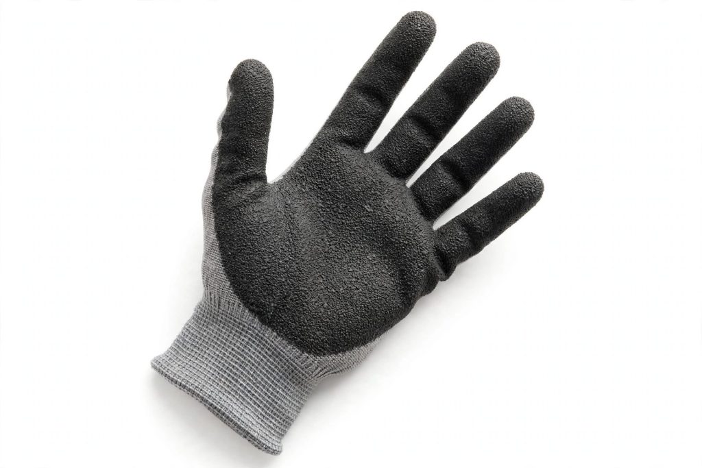 Product illustration of Nitrile Coated Cut Resistant Gloves — Level A7 — 18-gauge · Grey