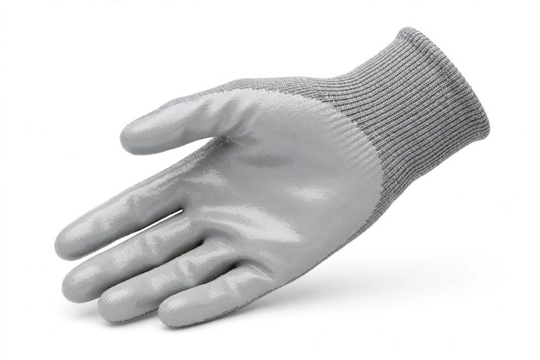 PU Coated Cut Resistant Gloves — Level A7 — 18-gauge · Grey